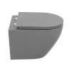 Унитаз подвесной BelBagno Colorato BB062CHR-GR/BB062SC-GR безободковый, сиденье микролфит фото 8