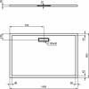 Поддон для душа Ideal Standard Ultra Flat New 140x90 прямоугольный с сифоном фото 5