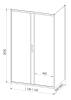 Душевой уголок Royal Bath Accord RB95165HPS-Т-CH профиль хром, стекло прозрачное, 165x95x200 фото 4
