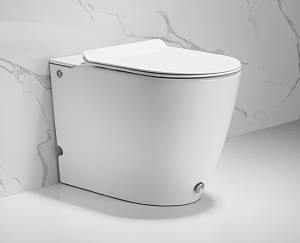 Унитаз приставной Cerutti Spa Barbaria Pulse 7264 безободковый, с микролифтом, импульсный смыв