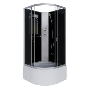 Душевая кабина Niagara Classic NG-2507-14BK (800x800x2000) с высоким поддоном (40см)