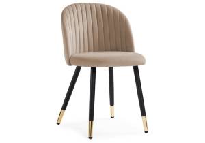 Стул Woodville Gabi 15380 dark beige / black / gold