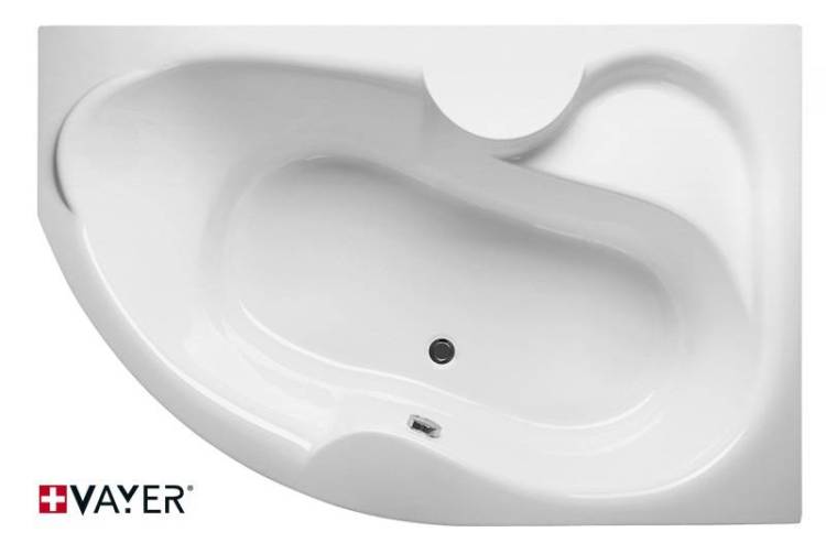 Акриловая ванна Vayer Azalia R 160x105