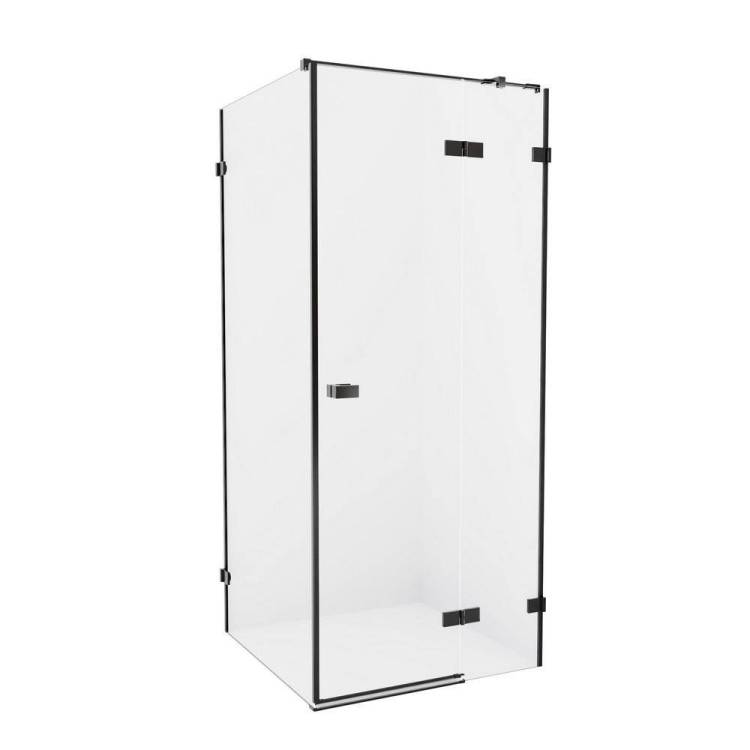 Душевое ограждение NEW TRENDY AVEXA BLACK 90x110x200 EXK-1581 (черный)