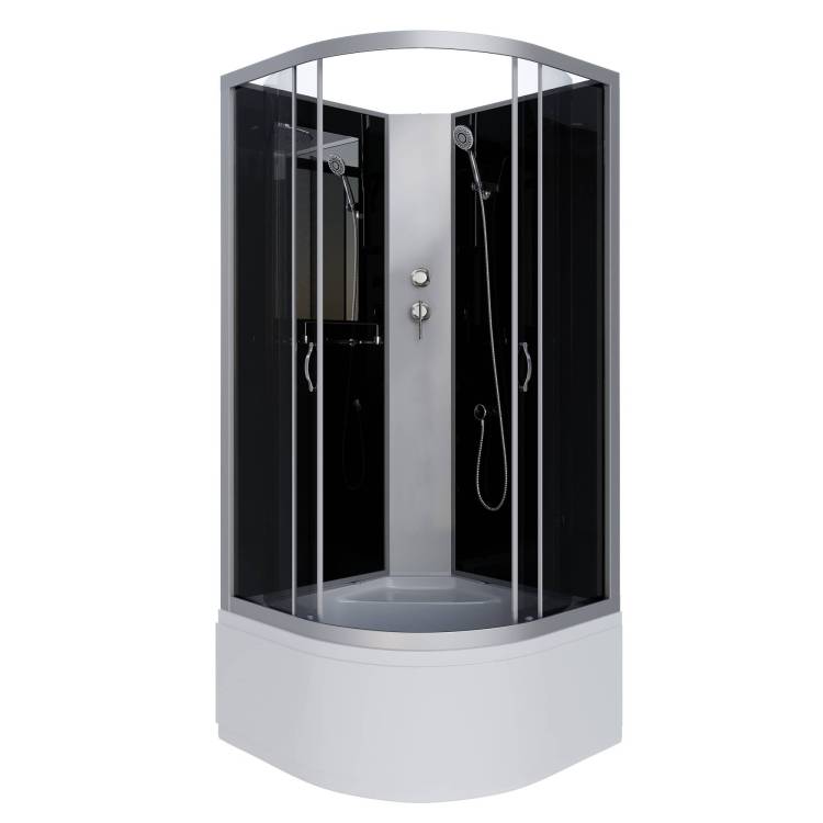 Душевая кабина Niagara Classic NG-2507-14BK (800x800x2000) с высоким поддоном (40см)