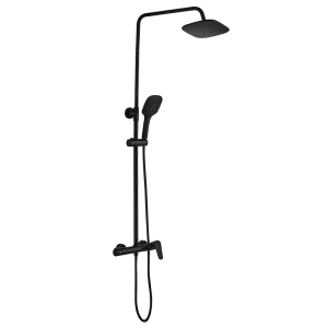 Душевая стойка Osgard Grunan 10250 без излива, черный матовый
