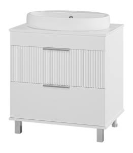 Тумба с раковиной Brevita Enfida - 70 Белый матовый 65x71x50