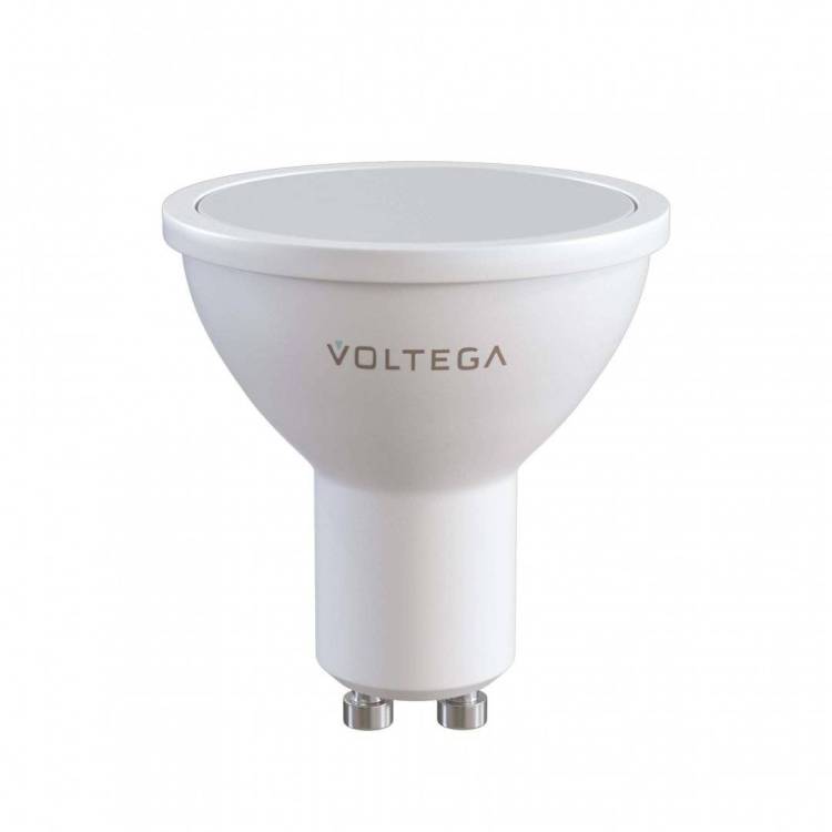 Лампа светодиодная Voltega Simple GU10 6W 2800K матовая 8457