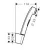 Гигиенический душ Hansgrohe Team Compact 96907000 хром фото 3
