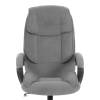 Кресло компьютерное Tetchair Oreon metalBL 25043 серый, велюр фото 6