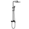 Душевая стойка Abber Daheim AF8220B без излива, черная матовая