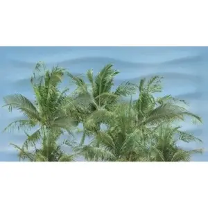 Панно Ceradim Skyline КПН16PalmA Palm Dec Panno A 25x45