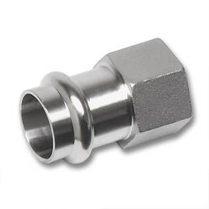 Муфта Sanha 9270G, переходная ВПр-ВР, нержавеющая сталь, 28x1