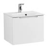 Тумба под раковину Belbagno Etna ETNA-600-1C-SO-BL-P 59.6x39.2x40 Bianco Lucido подвесная с одним выкатным ящиком