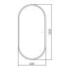 Зеркало Abber Kontur AG6303SL-1.2 с подсветкой, диммер фото 3
