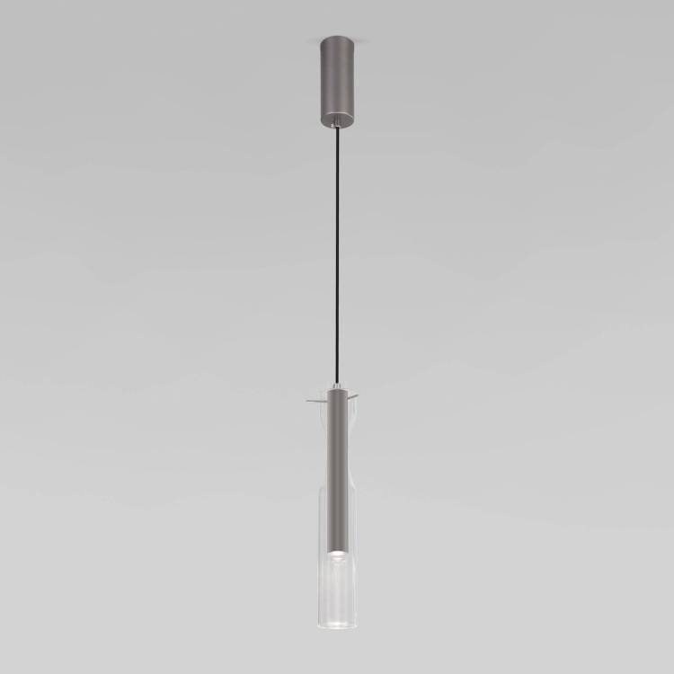 Подвесной светодиодный светильник Eurosvet Swan 50254/1 LED графит