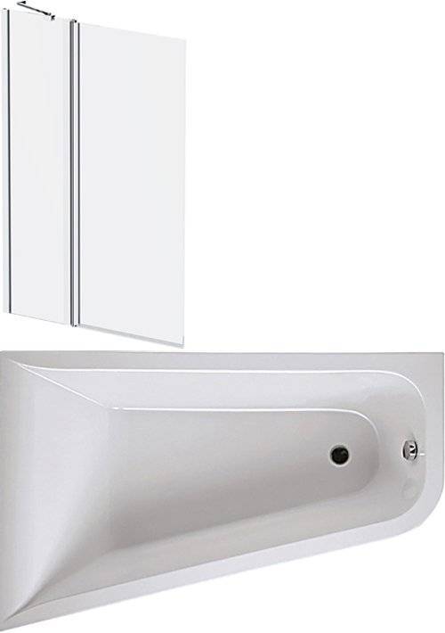 Акриловая ванна AM.PM Spirit V2.0 W72A-160L100W-A2 160x100 с каркасом + шторка на ванну