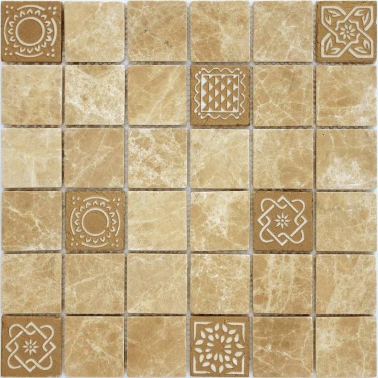 Мозаика LeeDo Art Stone Emperador Light Mat (4.8x4.8) 30x30
