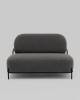 Диван Stool Group Стоун vd-dv-stone-tr-dg темно-серый, букле фото 3