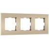 Рамка 3-постовая Werkel Slab W0032911 шампань софт