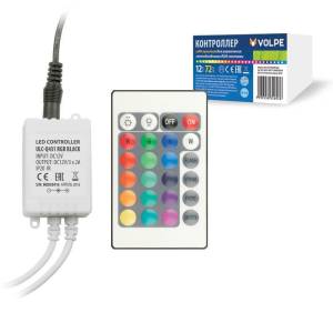 Контроллер для светодиодных лент Volpe ULC-Q431 RGB BLACK
