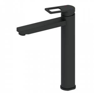 Смеситель для раковины Wonzon & Woghand WW-88239010-MB высокий, черный матовый