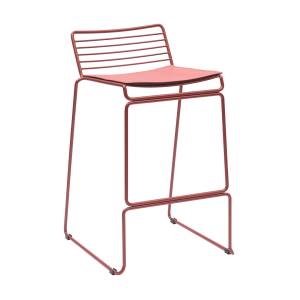 Стул полубарный Stool Group Danny DN-S26 burg бордовый, с подушкой