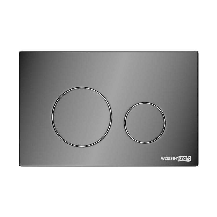 Кнопка смыва Wasserkraft PB02 черный