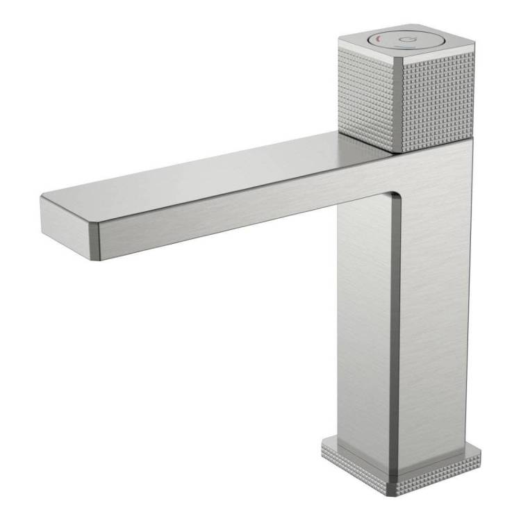 Смеситель для раковины Boheme Quad 159-NB сенсорный, брашированный никель