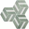 Керамогранит Durstone Six Cementine Bari Aqua 23x27 фото 4