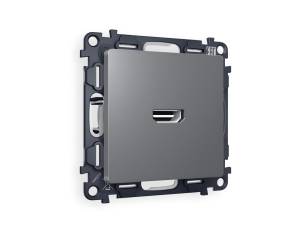 Комплект механизма розетки HDMI 2.0 Ambrella Volt Alfa MA664010