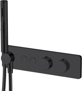 Смеситель для душа Allen Brau Liberty 5.33010-31 встраиваемый, черный матовый