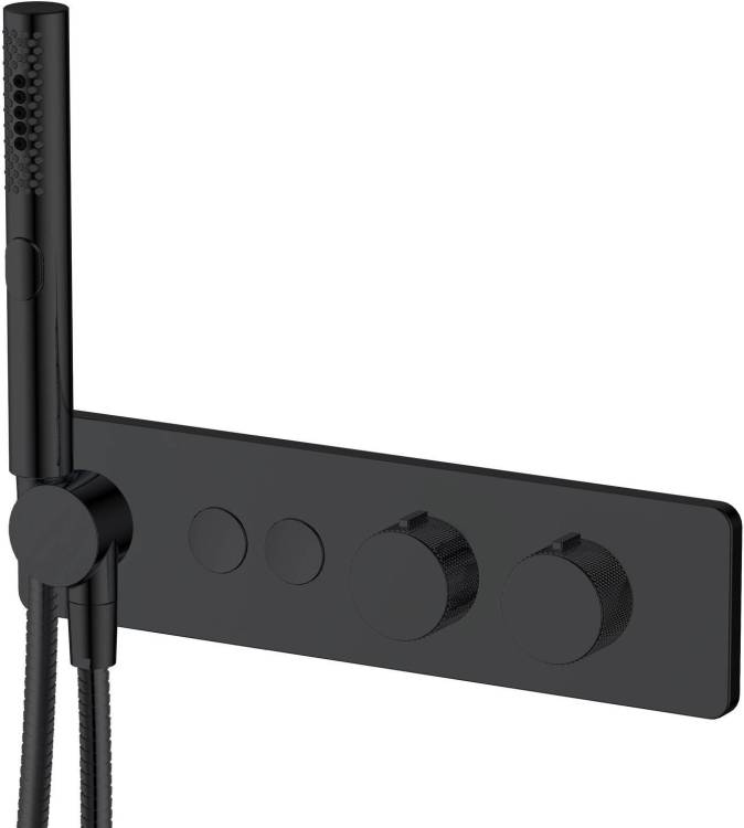 Смеситель для душа Allen Brau Liberty 5.33010-31 встраиваемый, черный матовый