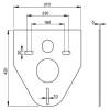 Комплект Унитаз подвесной Duravit D-code 45700900A1 безободковый + Система инсталляции для унитазов AlcaPlast Sadromodul AM101/1120-001 с кнопкой и шумоизоляцией фото 10