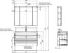 Мебель для ванной Aquanet София 105 2 ящика фото 11