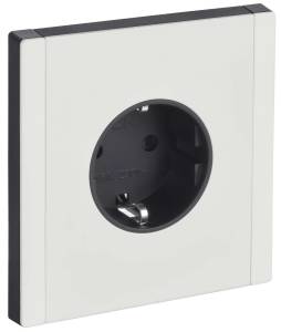 Розетка 1-местная с заземлением IEK Forte&Piano FP-R11-16-M-K01 белый