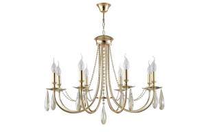 Люстра Crystal Lux Victoria Sp8 Gold/Amber