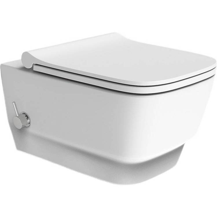 Чаша для унитаза Boheme Bello 971-2-MW с функцией биде, белый матовый