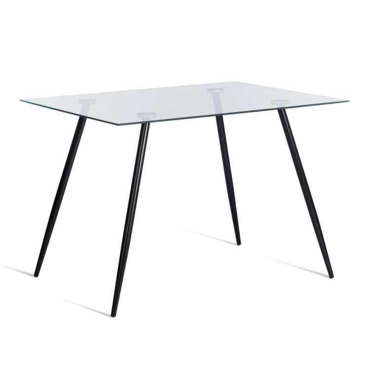 Стол Tetchair Sophia (mod. 5003) 21344 черный/прозрачный 110x80x75