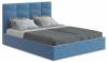 Кровать 1800х2000 НК-Мебель Соната 72306340 Синий 110.3x189.4x214.1