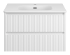 Тумба с раковиной Brevita Рива УТ000026198 белая, 80 см фото 2