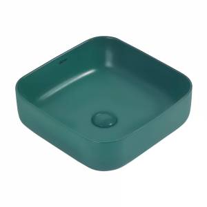 Раковина Abber Rechteck AC2211MBG 39 см, темно-зеленая матовая