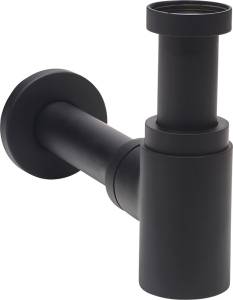 Сифон для раковины Wirquin Lineis 30722857 без выпуска 1/4 х 32 мм, черный