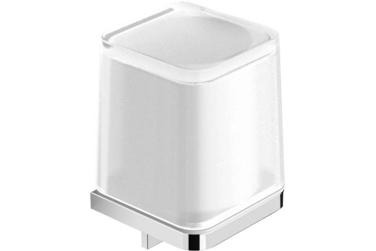Дозатор Langberger Accessories 35021B к стене квадратный с пластиковой колбой