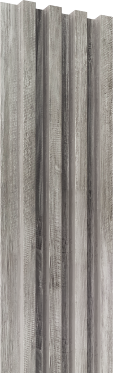 Панель ПВХ Legno Санторини серый 290x16.6x2.41