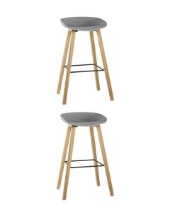 Набор из 2 барных стульев Stool Group Libra 8319 GREY X2 серый