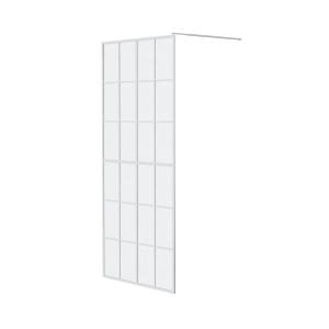 Душевая перегородка Watersense Eva W00206 профиль белый матовый, стекло прозрачное, 90x200