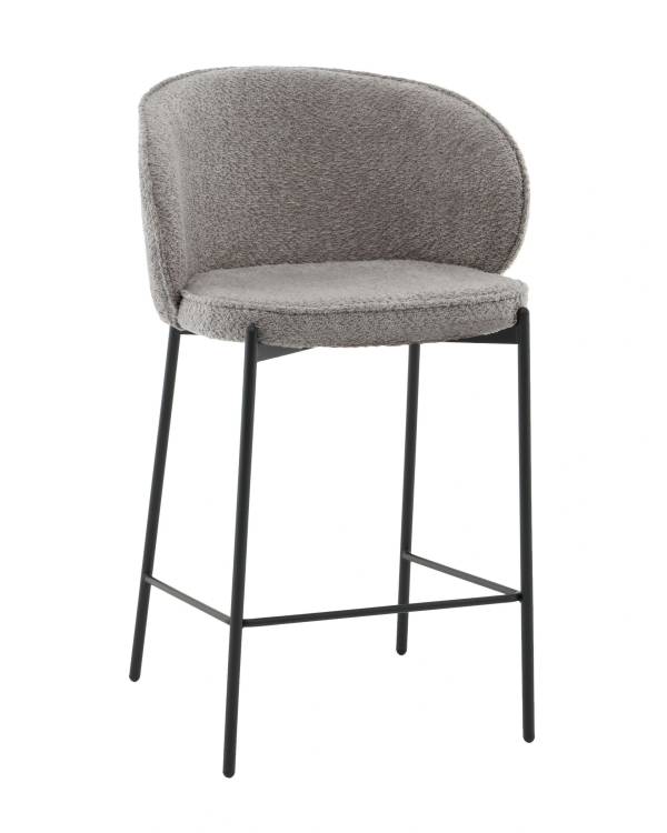 Стул полубарный Stool Group Тисдейл LV-115-S960-01 серый, букле
