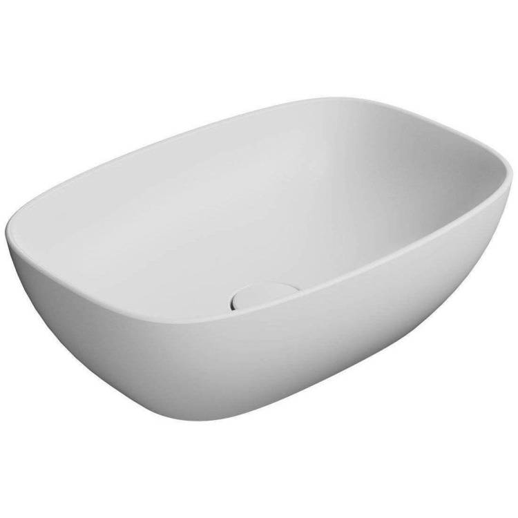 Раковина GSI Nubes 978409 50 см, белая матовая