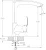 Смеситель для кухни Haiba HB4070 фото 4